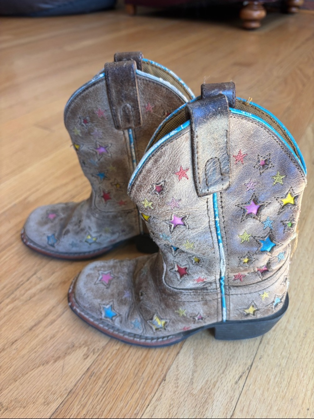 Dan Post Starry Leather Cowboy Boots